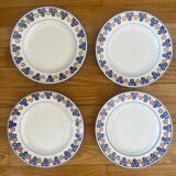Assiettes plates St Amandinoise