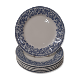 Lot de 6 assiettes plates medium collection Rouen 37