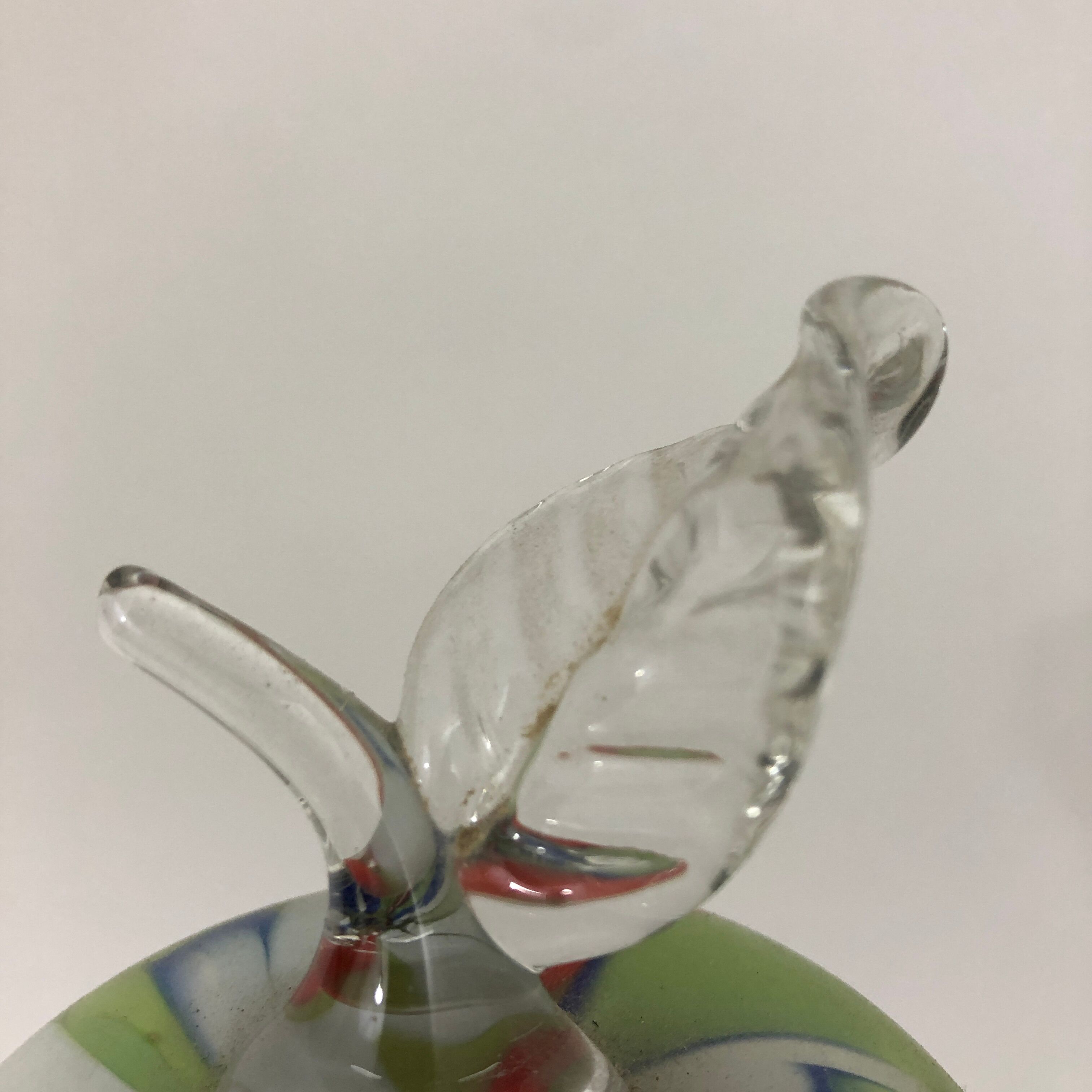 Paper press or sculpture in the shape of an apple