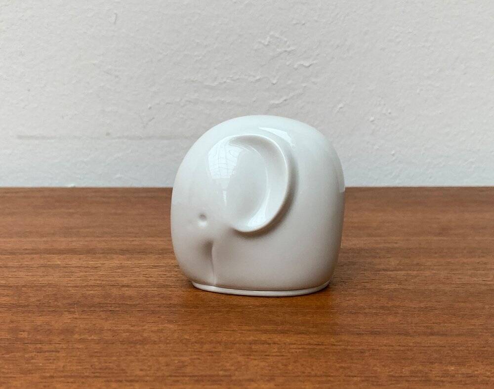 Vintage secret box elephant in German porcelain from Arzberg