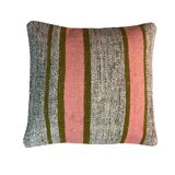 Vintage turkish kilim cushion cover , 40 x 40 cm