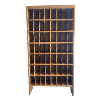 Meuble de métier à casiers bois