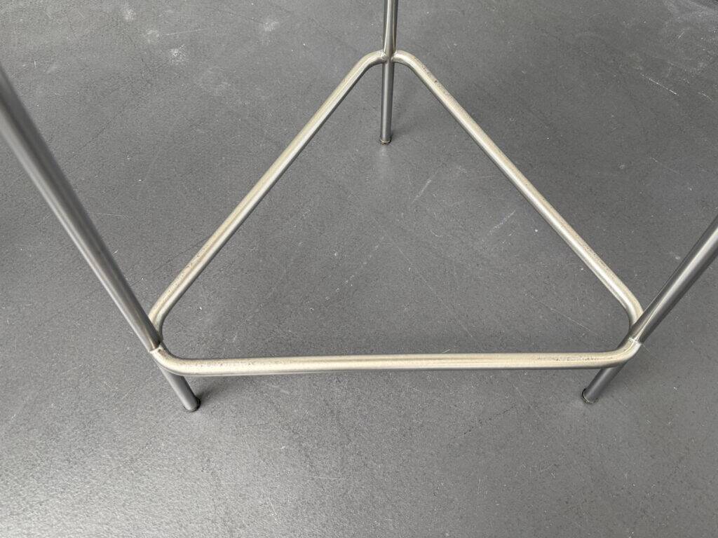 Set of 3 high Dot bar stools by Arne Jacobsen for Fritz Hansen, Denmark, 1968