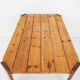 Pinewood dining table, The Netherlands 1970's