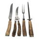 Service set cutlery, ironwood and stainless steel, Solingen