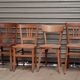 Set mismatched bistro chairs