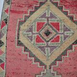 Vintage Handknotted Wool Runner Rug sku 2061