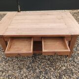 Old walnut coffee table