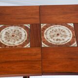 Gangsø Møbler extendable dining table in rosewood and ceramic version