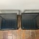 Paire de tables d’appoint vintage 70 Pierre Vandel