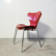 Pair of chairs 3107 by Arne Jacobsen for Fritz Hansen, 1976