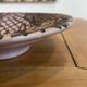 Modernist ceramic plate "Fish in a net" – Atelier Segui