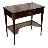Console Table Writing Desk In Mahogany Louis XVI Style 20th Century Period