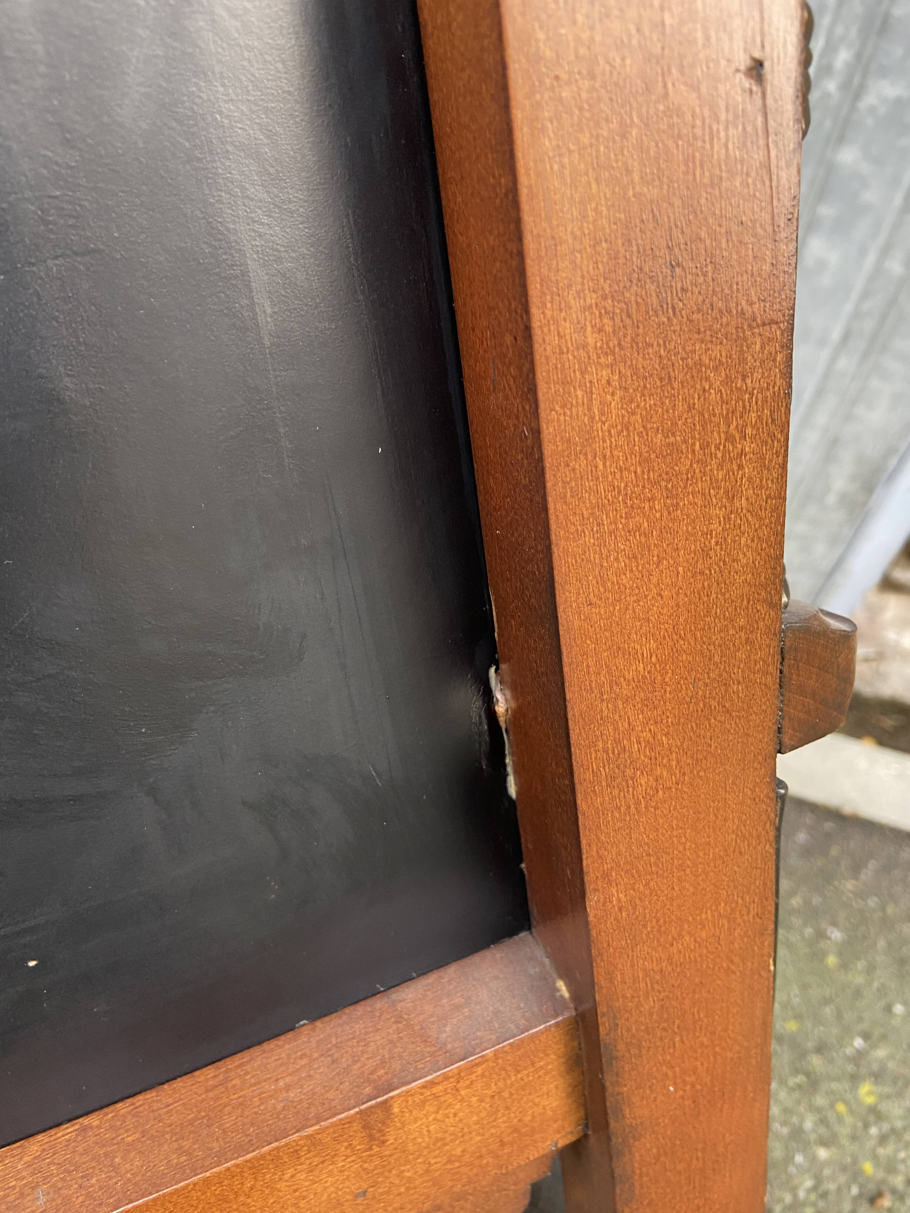 Pair of Throne Armchairs Spanish Renaissance style French Spanish armchair leather from Cordoba 1960s