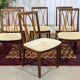 Set of 6 teak chairs from the English brand G-Plan from the 1970s.