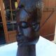 Large carved African head in exotic wood – Madagascar – 65 cm