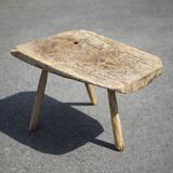 Brutalist tripod coffee table