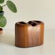 Vintage Teak Pencil Holder