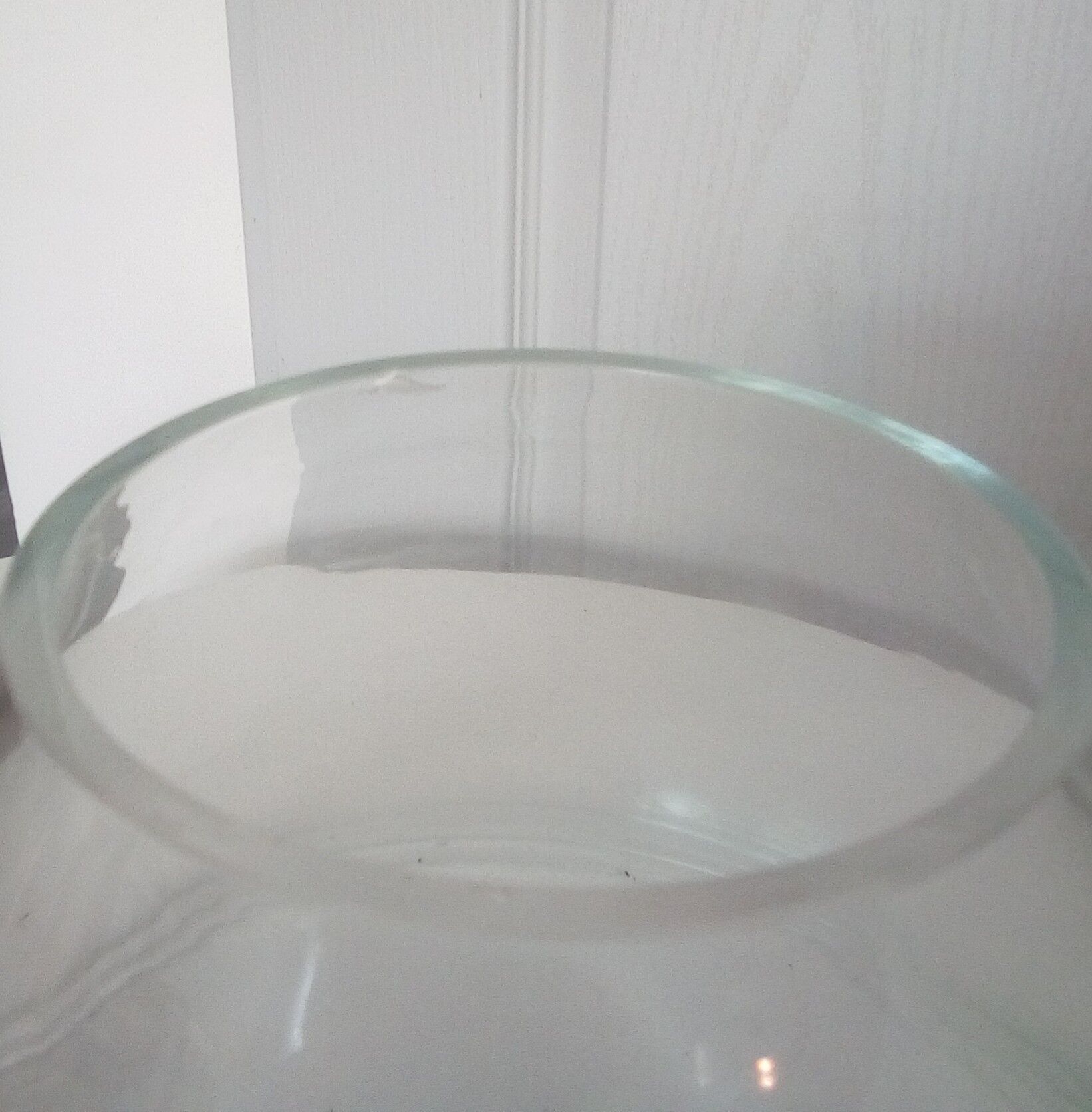 Original transparent glass vase