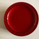 Set of 10 plates 1970 in red stoneware design Hertha Bengtson Thomas Rosenthal Scandinavian