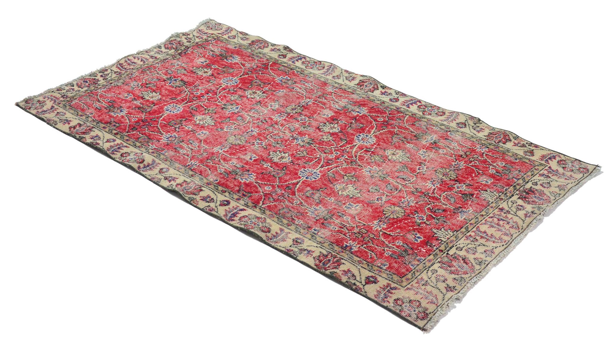 Tapis fait main 198 cm x 112 cm