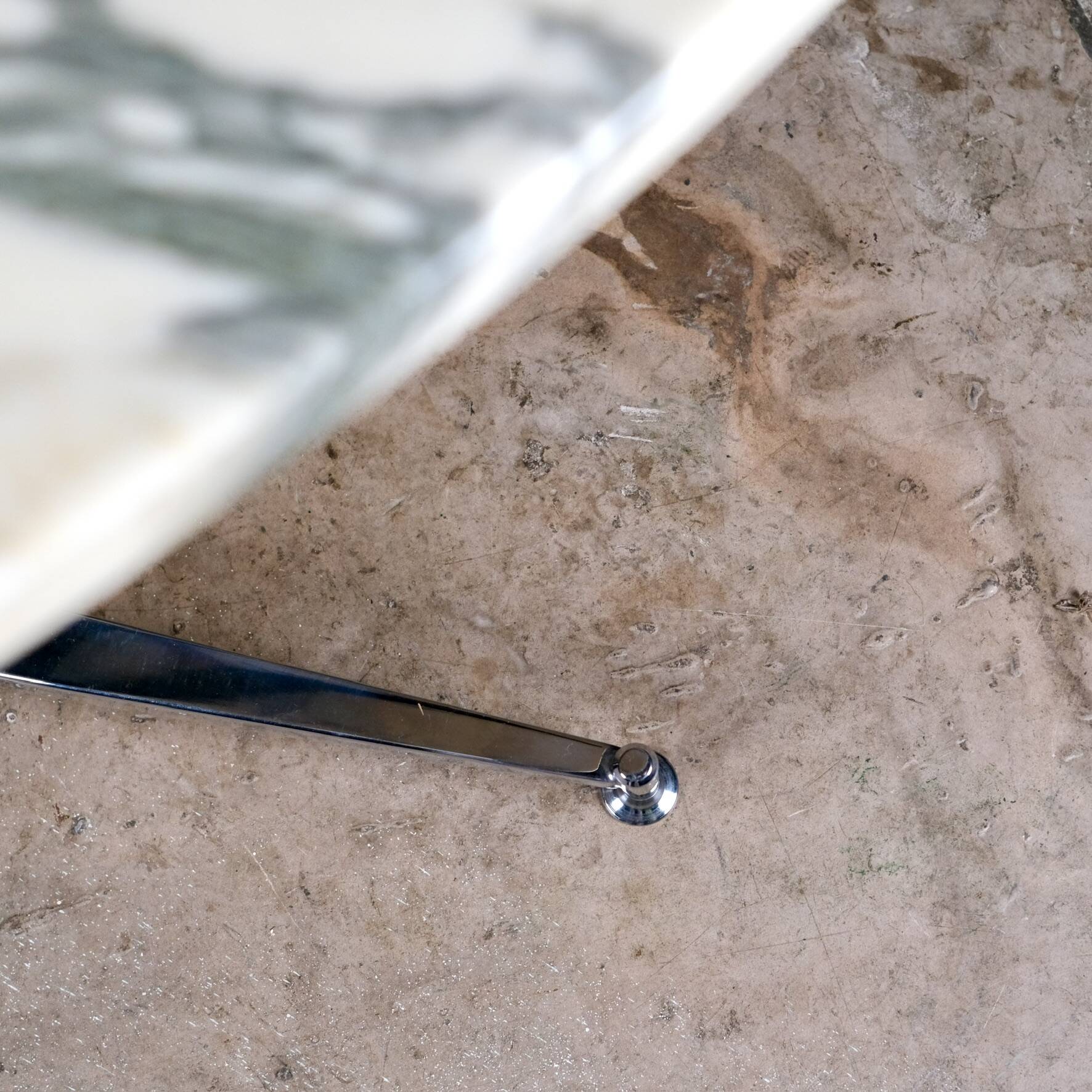 Michel Kin Arabescato marble coffee table for Arflex, 1960