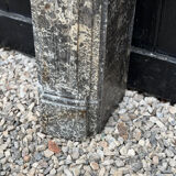 Cheminée Régence en marbre gris, Sainte-Anne, XVIIIe siècle