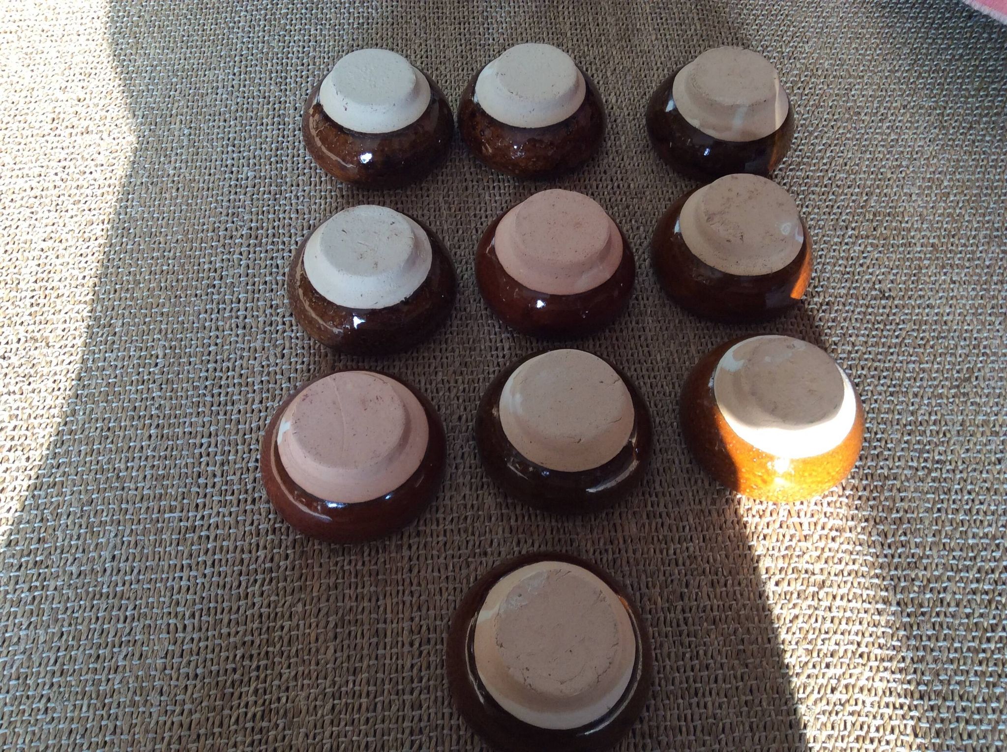 10 stoneware bowls