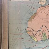 Old map Political Africa - n°17 and 17 bis by Vidal Lablache