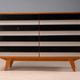 Buffet des années 50 modèle U453 par Jiří Jiroutek pour Interier Praha, années 1960, Tchécoslovaquie, 110 × 45 × 75 cm