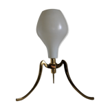 Vintage brass trepied lamp