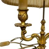 Neoclassical gilt bronze bouillote lamp, 19th century