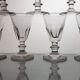 9 19th century Caton / Baccarat style wine glasses
