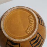 Art deco earthenware vase