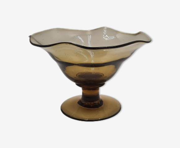 Coupe en verre bullé
