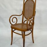 Sculptural bendwood side chair model