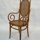 Sculptural bendwood side chair model