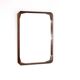 Vintage rectangular wooden mirror, Italy, 1960s.