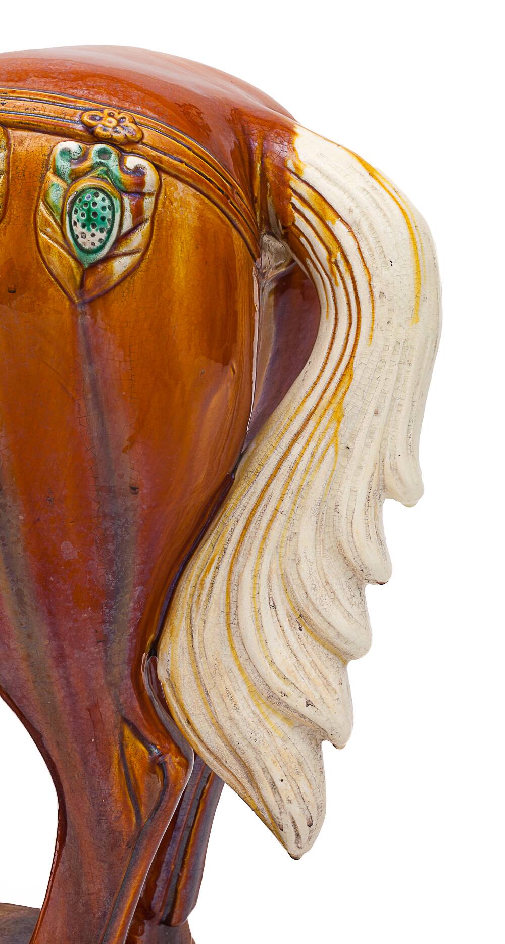 Very large Chinese ceramic horse