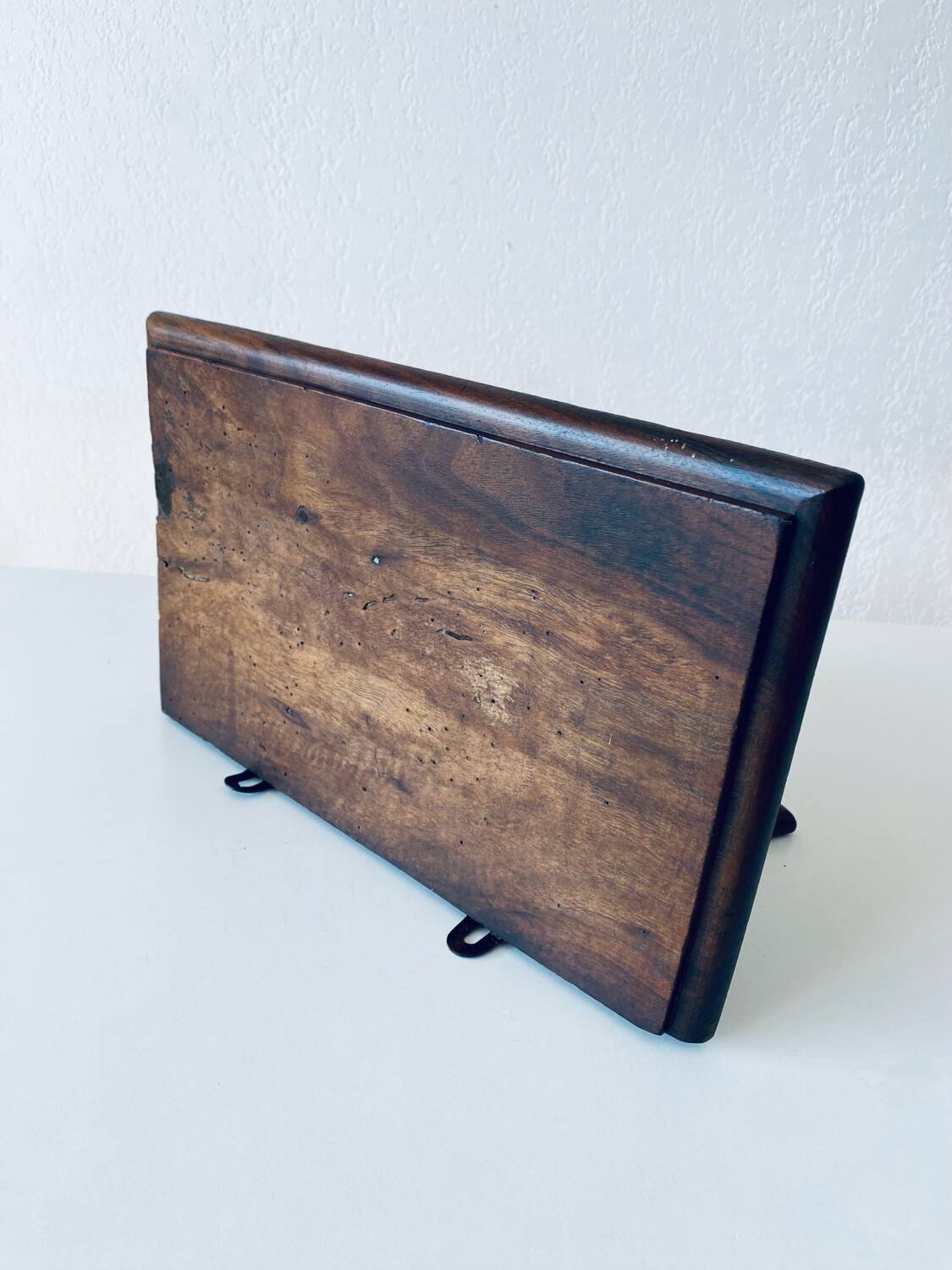 Antique wooden wall shelf