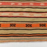 Striped Vintage Kilim Rug, 163x282Cm Wool Kilim Rug