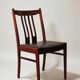 Vintage rosewood chairs from the 1970s.