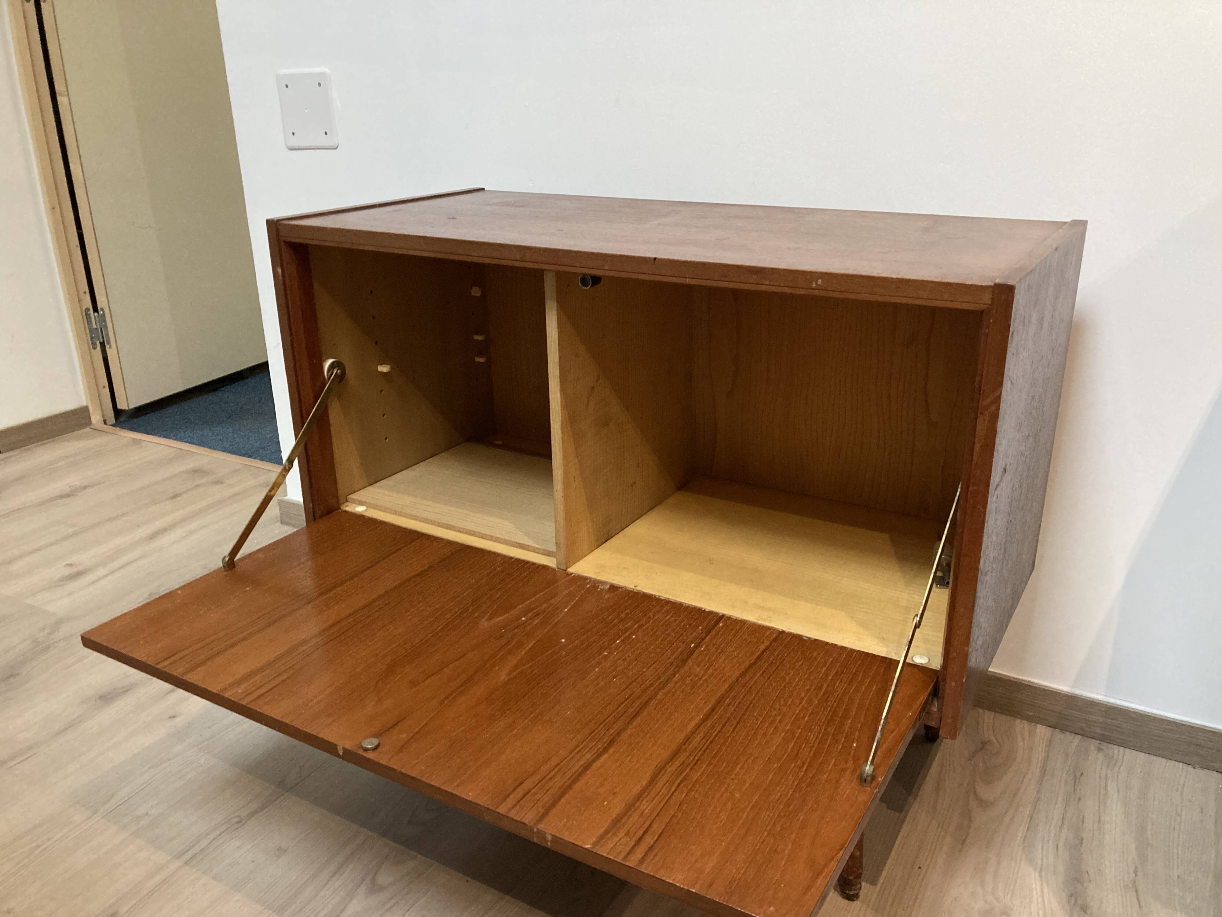Teak bar furniture scandinavian style cira 1960