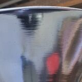 Art Deco floor lamp from the 1930s in wood and chrome.