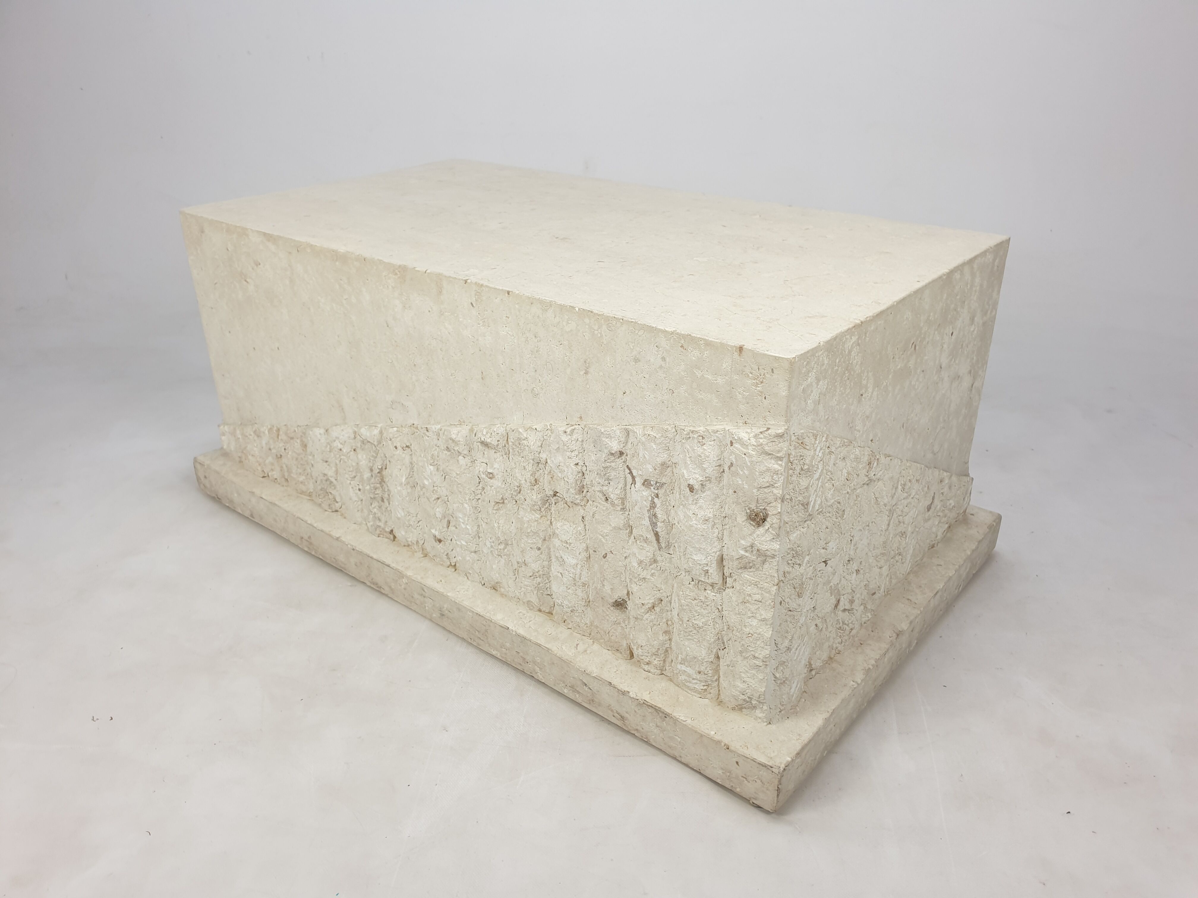 Magnussen Ponte Mactan Stone Coffee Table, 1980s