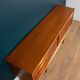 Retro teak 1960s jentique mid century restored sideboard with folded handles
