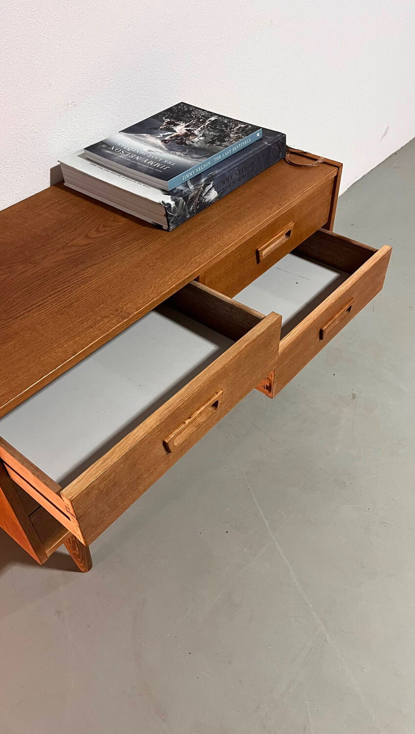 vintage chest of drawers in oak