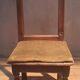 Chaise en bois du dix septième sciecle