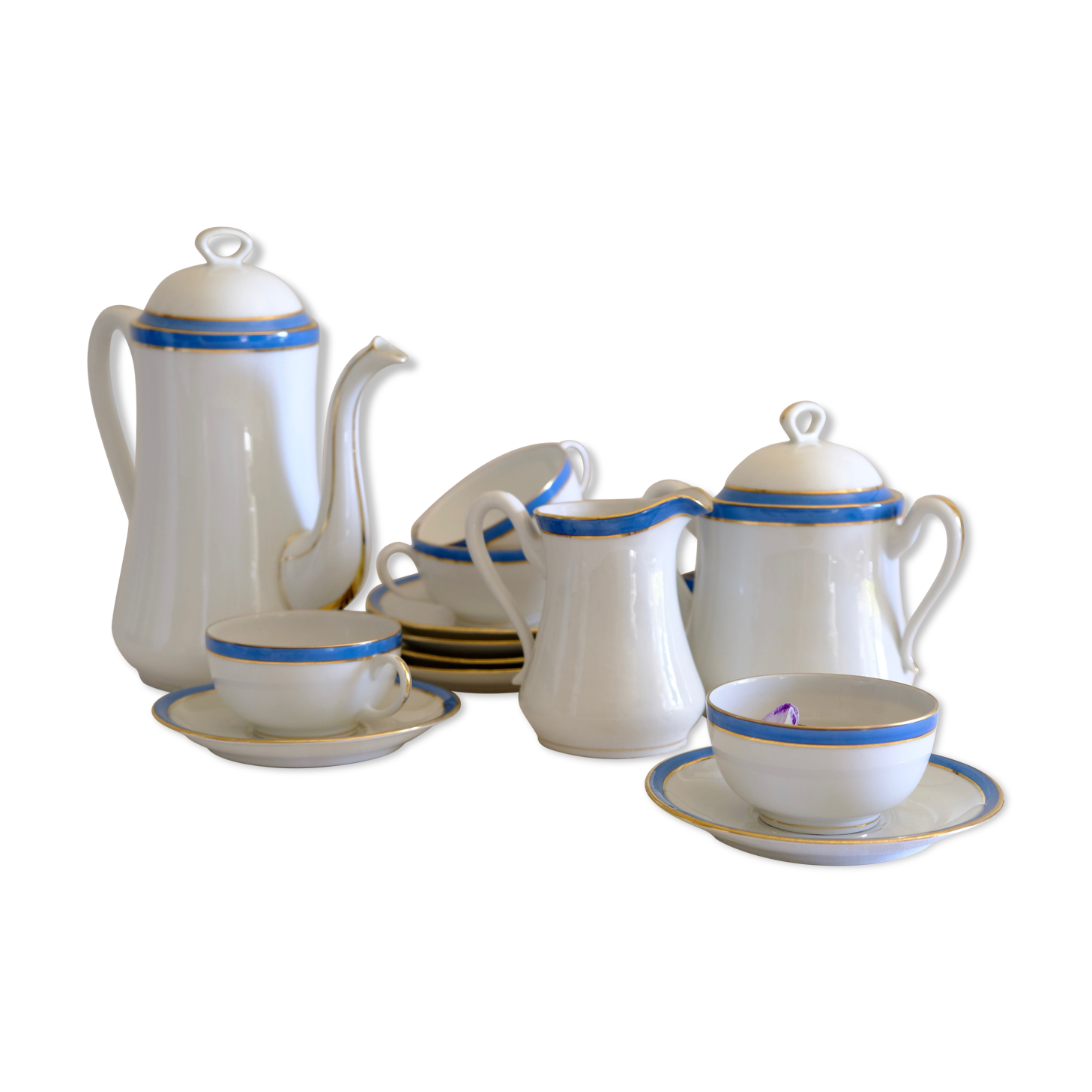 Limoges manufacture BRP fine porcelain tea service circa 1925/30