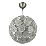 Vintage crystal dandelion lustre, Italy, 1960s